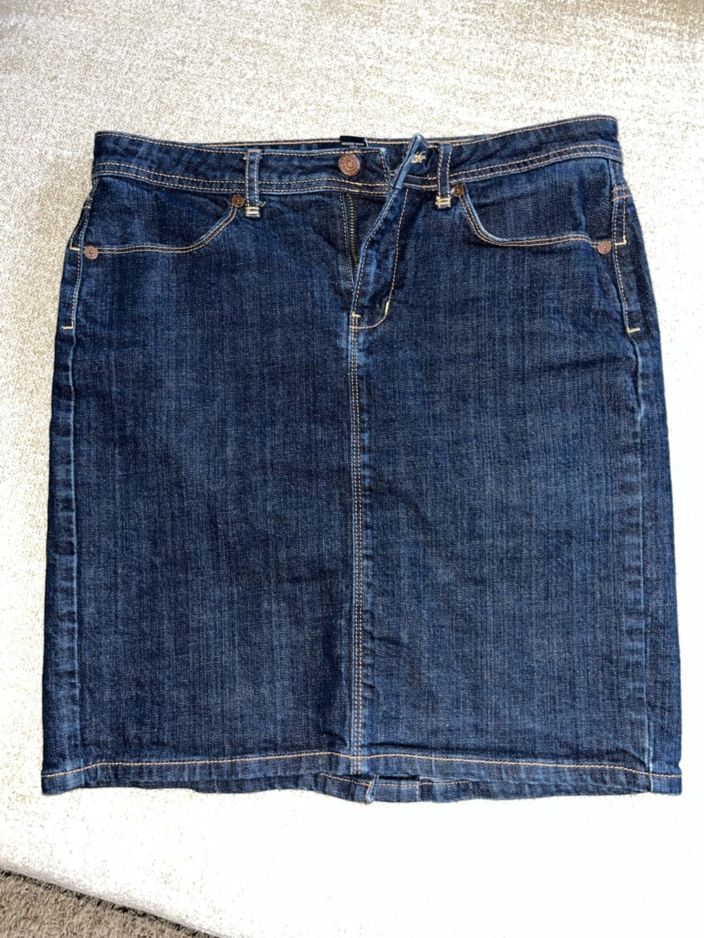 Banana Republic Dark Blue Denim Mini Skirt